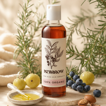 Hair oil (high porosity)